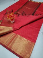 Handloom Mangalagiri silk Saree - Image 2