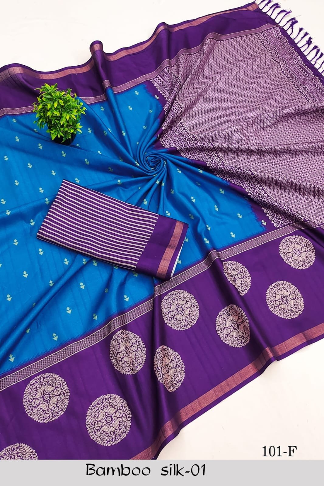 1004984918-1.jpg Tussar Silk Sarees - Image 1