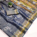 Kalamkari Soft Tussar Sarees