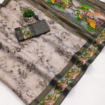 Kalamkari Soft Tussar Sarees