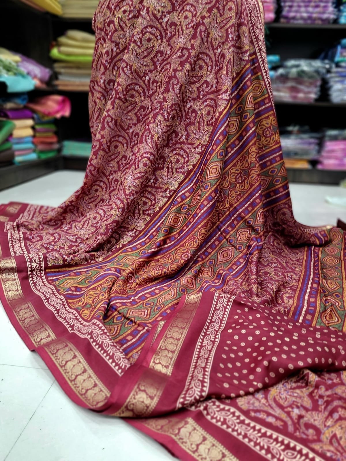 1005022250.jpg Viscose Soft Cotton Saree - Image 1