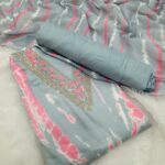 Branded Cotton Salwar Materials (Unstitched 3pcs)