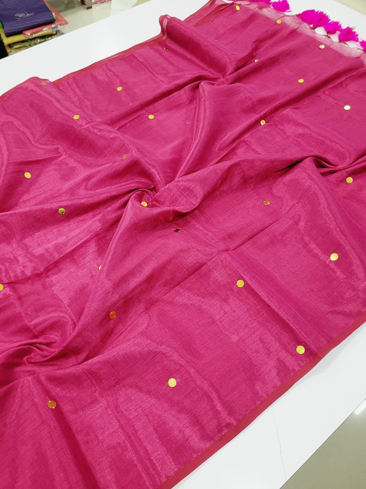 1005030798.jpg PREMIUM QUALITY TISSUE SILK SAREES - Image 1