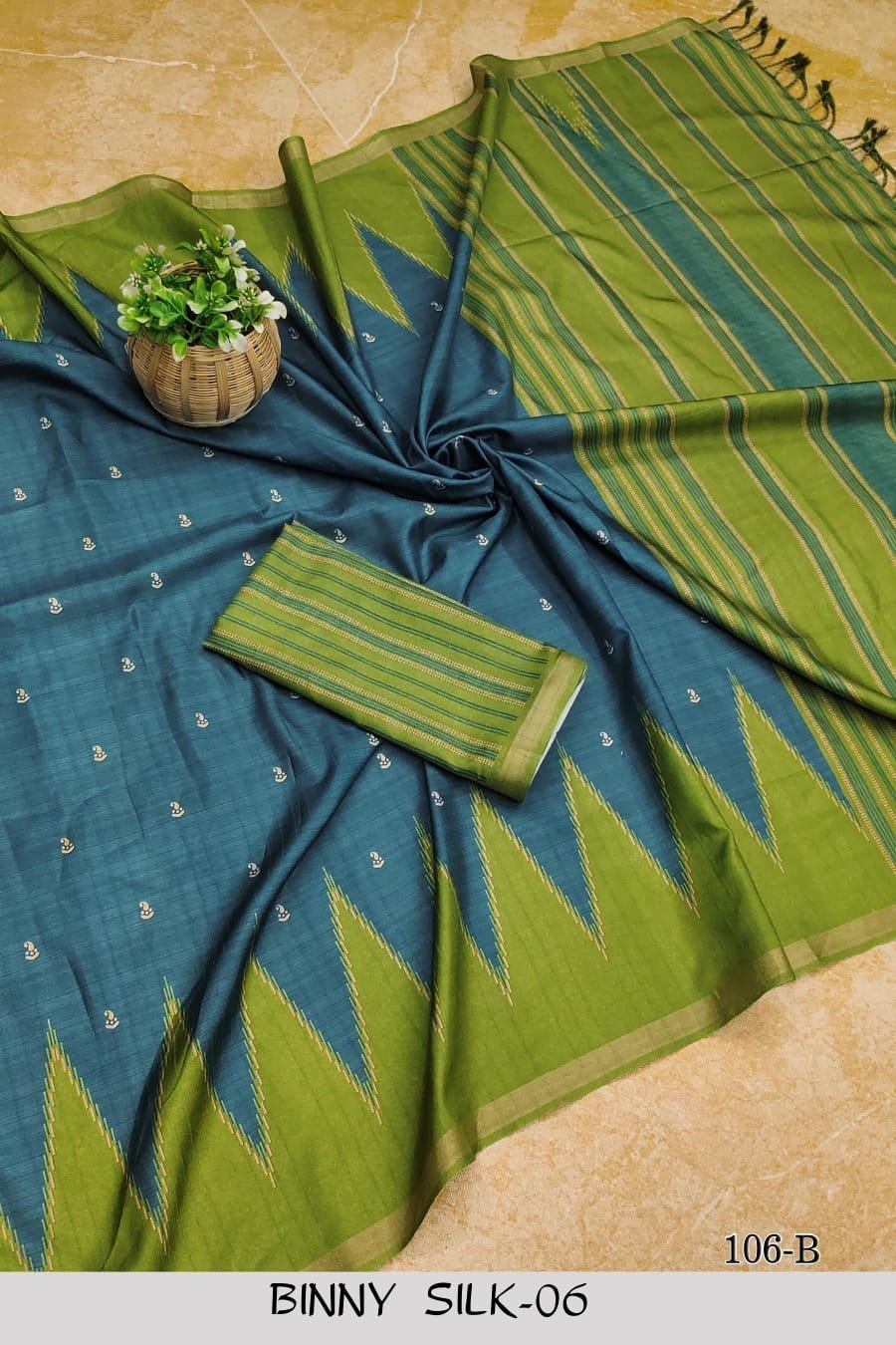 1005103928.jpg Tussar Silk Sarees - Image 1