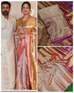 JYOTHIKA MAM INSPIRED BANARASI TISSUE SILK SAREES - Image 5