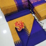 Checked Kalyani cotton saree/Lata Gadwal Paithani