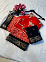 Traditional Mangalagiri Silk Saree - Image 2