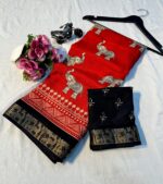 Traditional Mangalagiri Silk Saree - Image 5