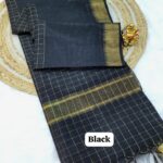 Premium Uppada Checks Cotton Silk Sarees