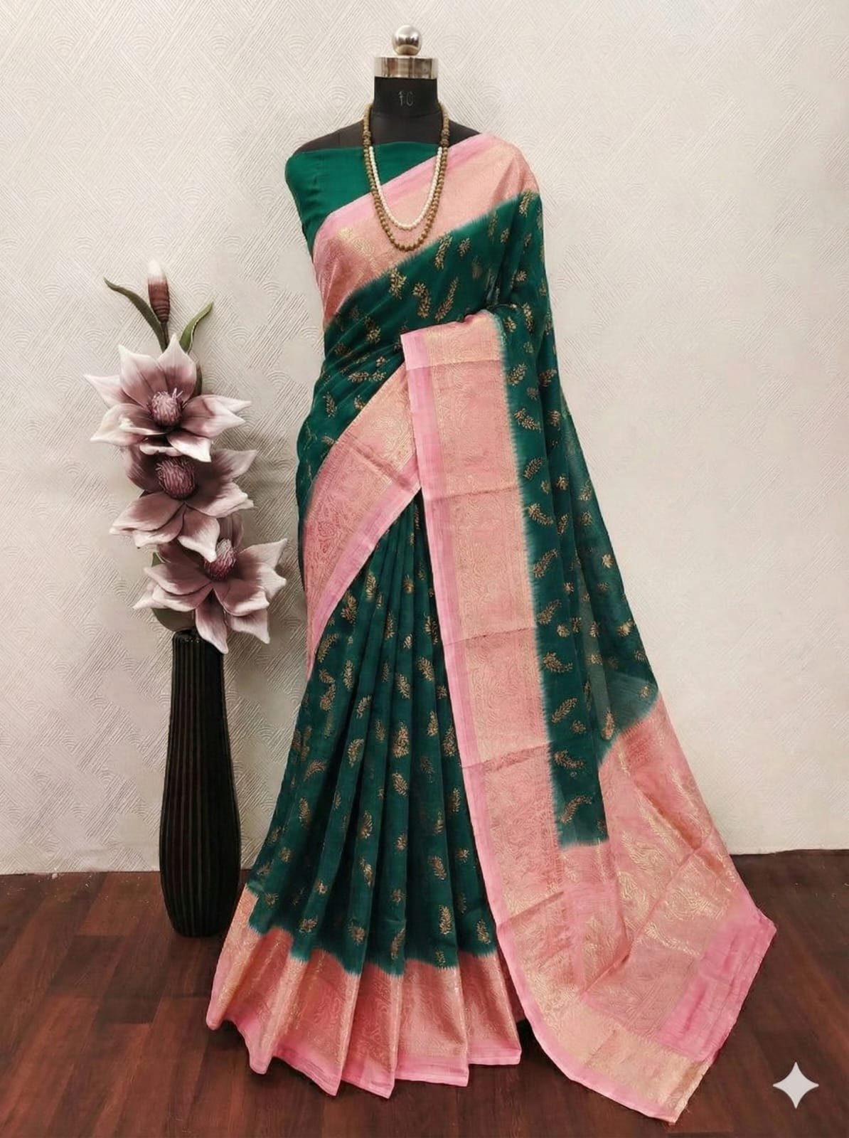 1005178726.jpg MARKET NEW LAUNCH ZIG ZAG Design Sarees - Image 1