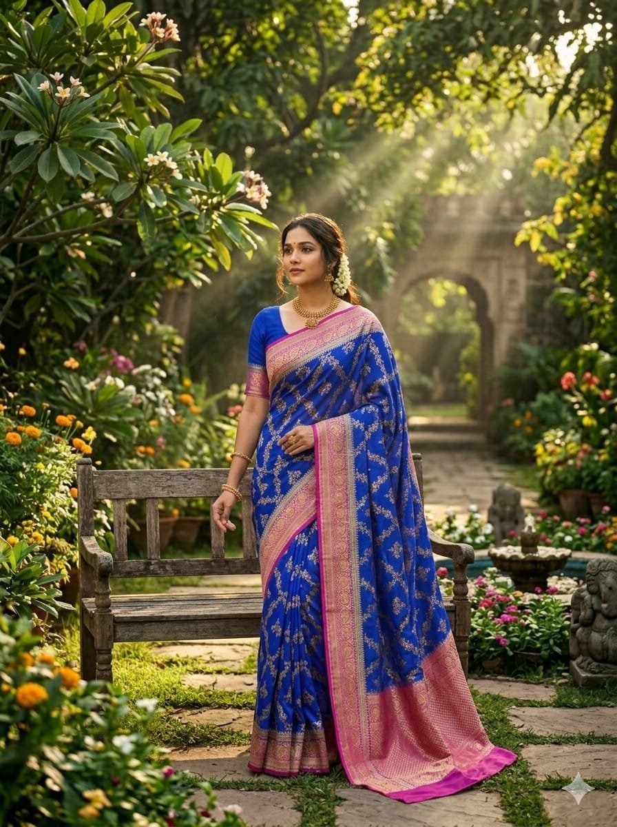 1005180228.jpg MARKET NEW LAUNCH ZIG ZAG Design Sarees - Image 1