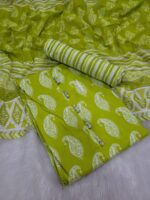 Branded Cotton Salwar Materials (Unstitched 3pcs) - Image 2