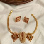Premium & Designer Wear Neck Piece with Earring Set