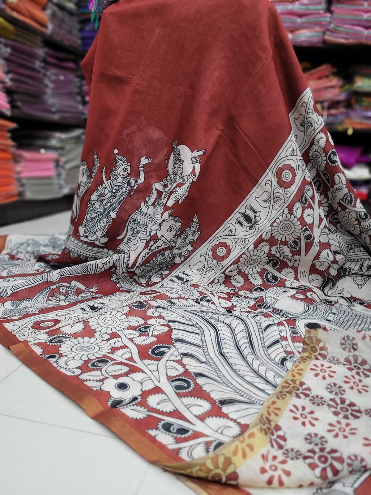 1005200017.jpg Linen Jute cotton sarees - Image 1