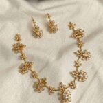 Premium & Designer Wear Neck Piece with Earring Set