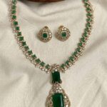 Premium & Designer Wear Neck Piece with Earring Set