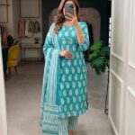 Branded Cotton Salwar Materials (Unstitched 3pcs)