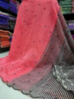 Premium Chanderi Mirror Embroidery Sarees - Image 2