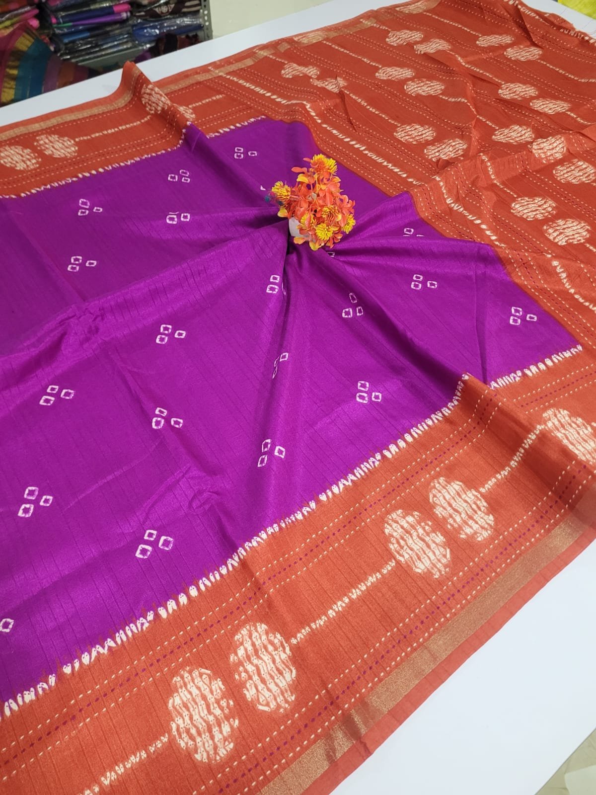 1005217112.jpg Ice Cream Tussar Silk Sarees - Image 1