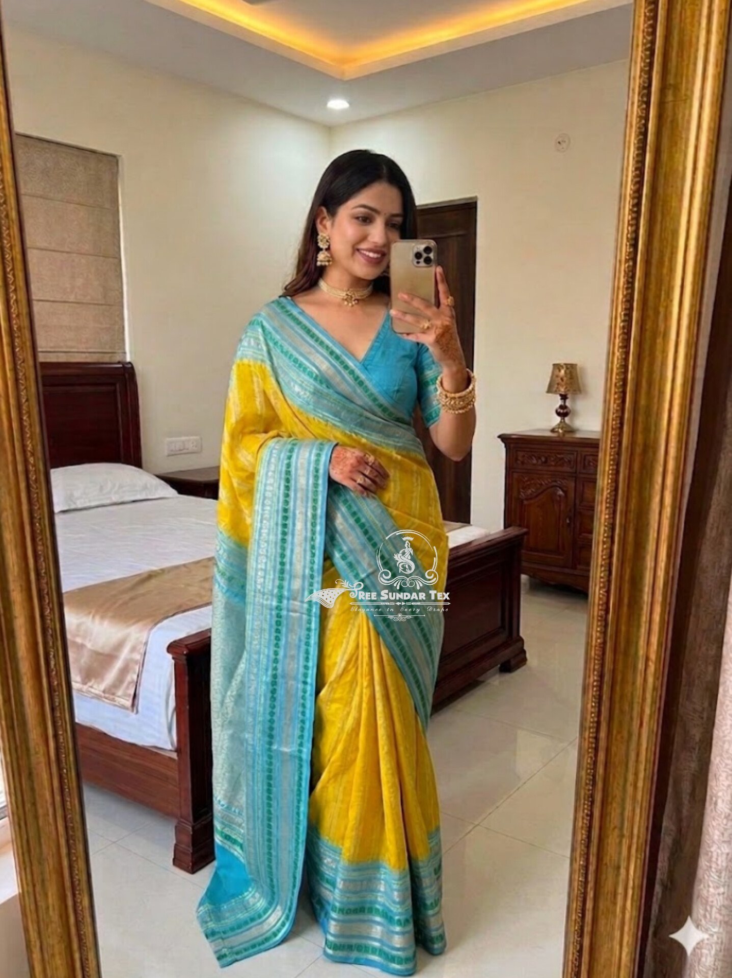 1005217623.jpg Elite Banaras Warm Silk with Beautiful Colour Combos - Image 1
