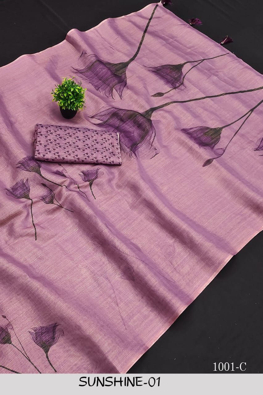 1005233445.jpg Premium Soft Tissue Sarees - Image 1