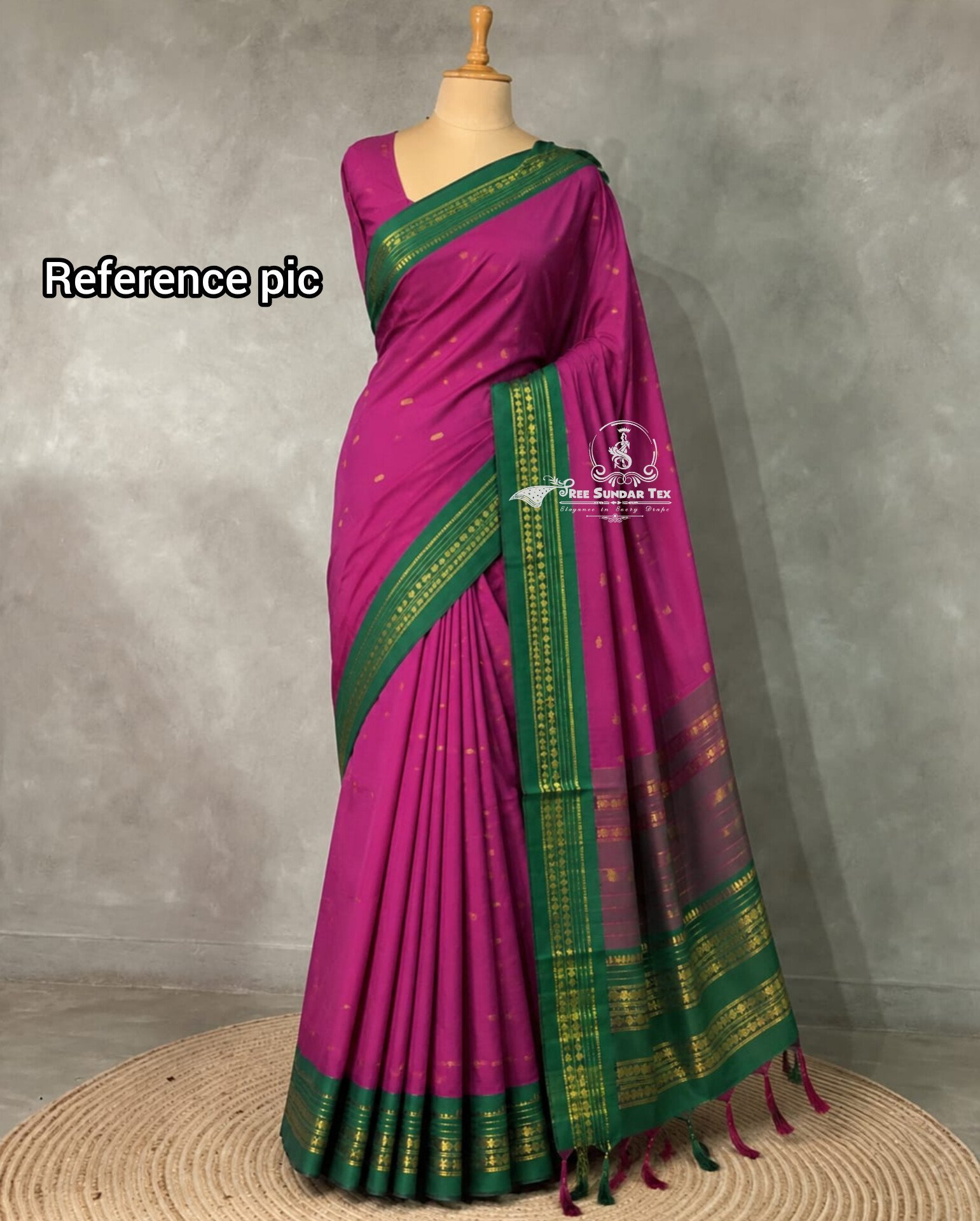 1005235443.jpg Premium Aarna Soft Silk Saree - Image 1