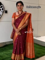 Banarasi Checked  Soft Katan silk Saree