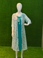 Floral Georgette Anarkali Kurtis - Image 4