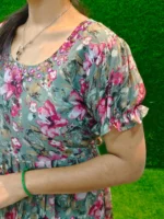 Floral Georgette Anarkali Kurtis - Image 2