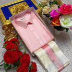 Men's Combo Set: Pattu Shirt and Dhothi