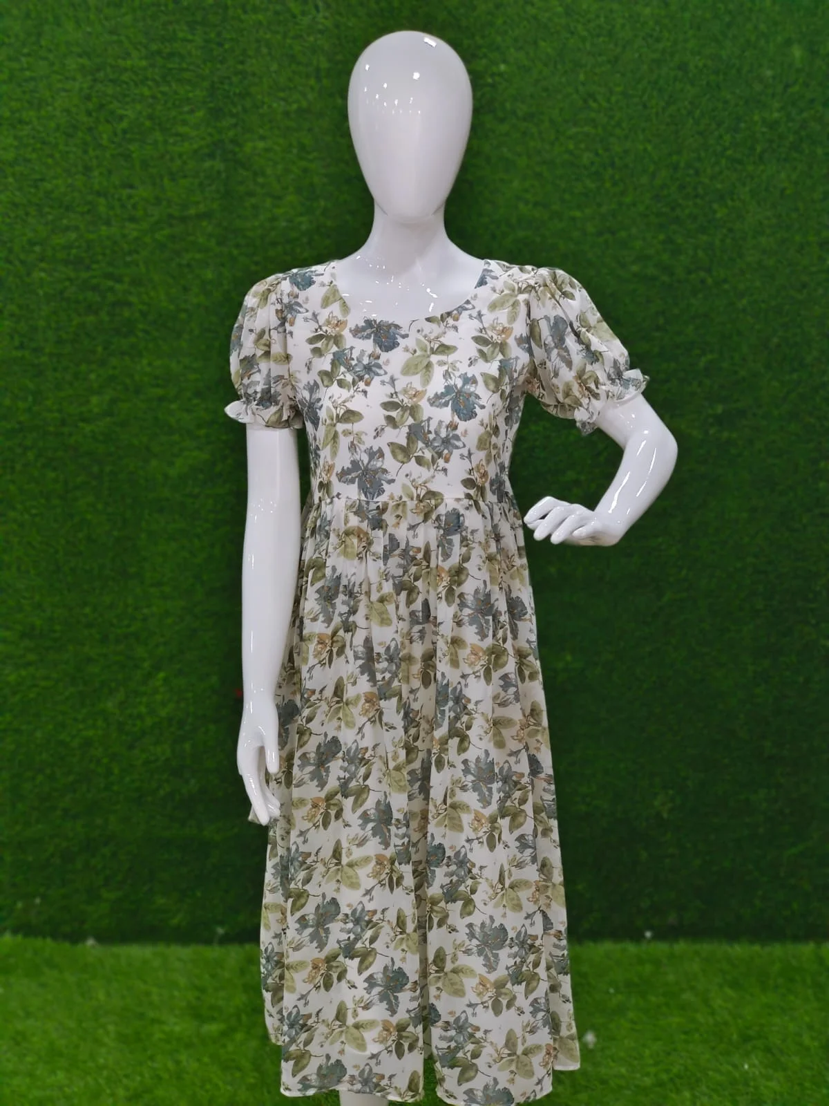 Trendy Georgette Anarkali kurtis (1) Trendy Georgette Anarkali kurtis - Image 1