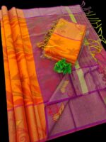 Chanderi Pochampally silkcotton Sarees - Image 2