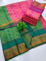Premium Emboss Soft Silk Sarees - Image 2