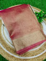 Crushed Tissue Silk Sarees - Image 4