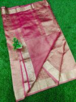 Crushed Tissue Silk Sarees - Image 3