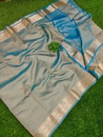 Crushed Tissue Silk Sarees - Image 2