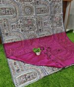 KHADI WARLI PRINT SAREES. FEEL GOOD MATERIAL FOR HOT SUMMER - Image 2