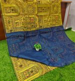 KHADI WARLI PRINT SAREES. FEEL GOOD MATERIAL FOR HOT SUMMER  - Image 2