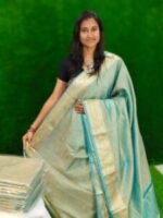 Crushed Tissue Silk Sarees - Image 6
