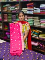 Love Embroidery Khadi Cotton Sarees