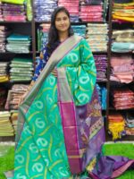 Chanderi Pochampally silkcotton Sarees - Image 4