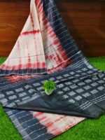 Handloom Leheriya Silk Sarees - Image 4