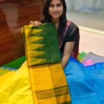 Temple Tower Silk Cotton Sarees