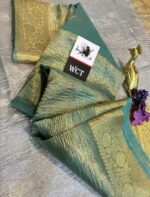 Crushed Tissue Silk Sarees