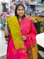 Soft Silk Sarees With Kanchi border