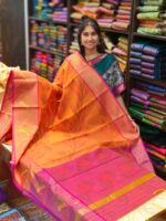 Chanderi Pochampally silkcotton Sarees - Image 6