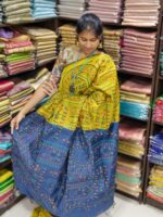 KHADI WARLI PRINT SAREES. FEEL GOOD MATERIAL FOR HOT SUMMER 