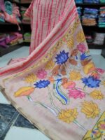 Linen jute cotton sarees - Image 2