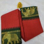 MEENAKSHI: Authentic mahwswari Checks silk Sarees