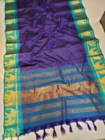 MEENAKSHI: Authentic mahwswari Checks silk Sarees - Image 3